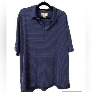 Tommy Bahama Blue Striped Polo 2x